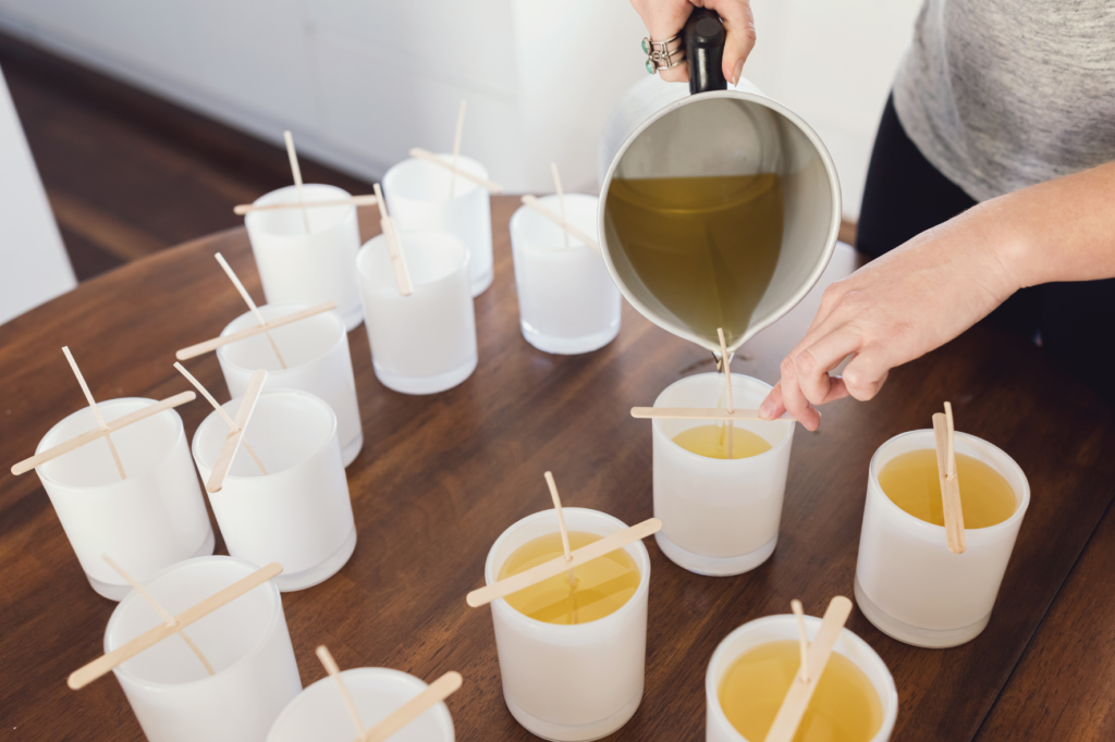 pouring pot for diy beeswax candles