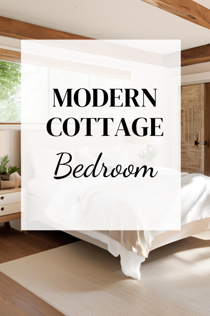 modern cottage bedroom